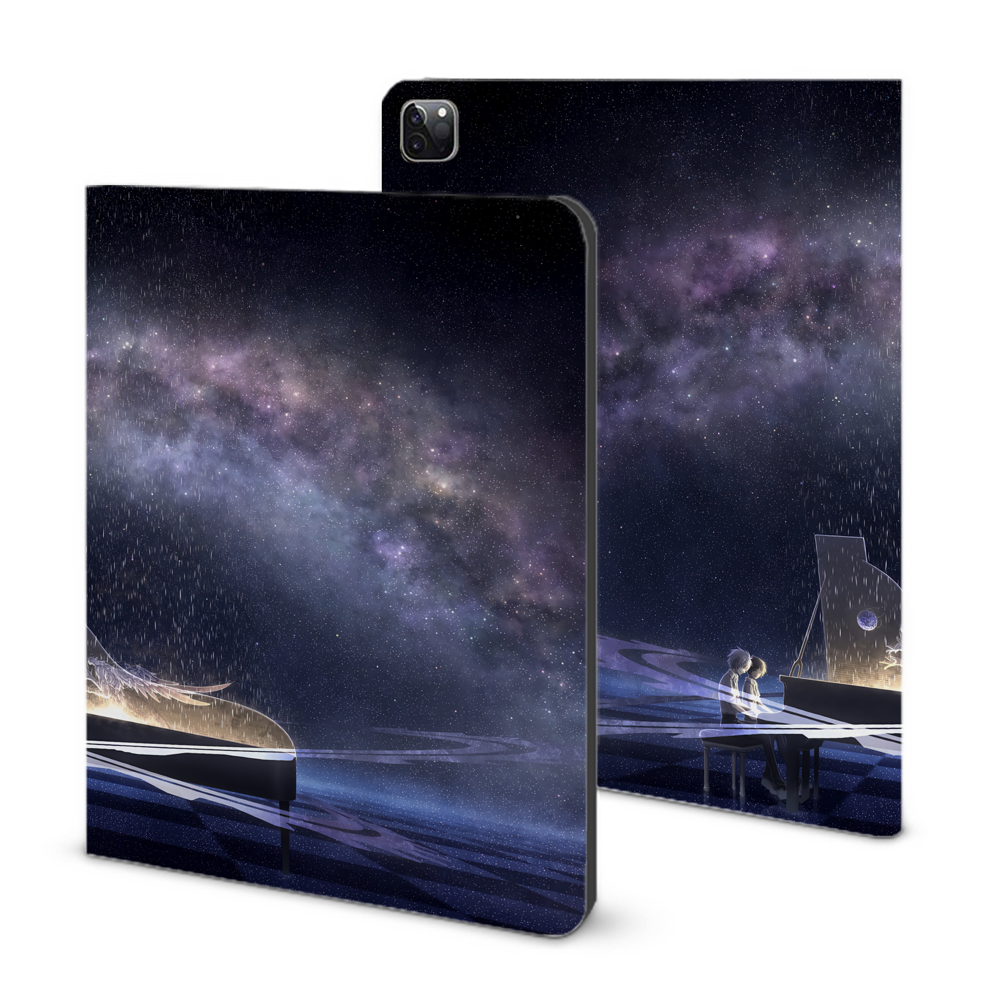 （画像用） EVA 新世紀エヴァンゲリオン IPad ケース ブック型 PUレザー TPU 耐衝撃 軽量 薄型 ペン収納なし 全面保護 IPad 各モデル対応